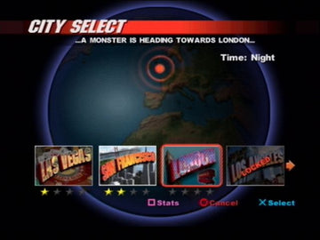 
Rampage: Total Destruction | PlayStation 2 | gameplay screenshot | Data by MobyGames.com