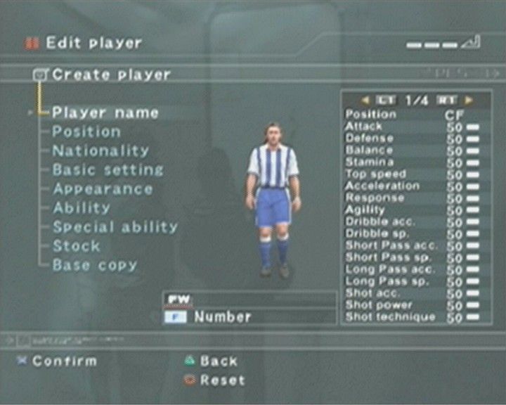 World Soccer: Winning Eleven 7 International | PlayStation 2 | gameplay screenshot | Region: Japan | source-country= | Data by MobyGames.com