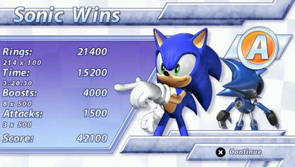 
Sonic Rivals | PSP | gameplay screenshot | Region: North America | source-country= | Data by MobyGames.com