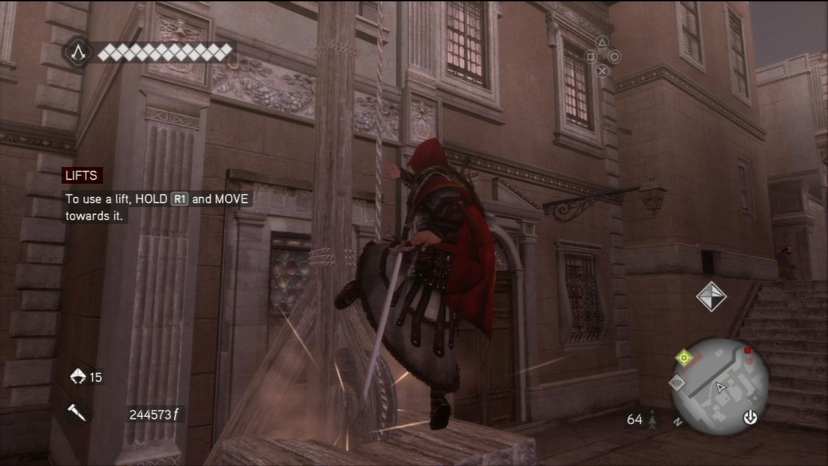Assassin's Creed: Brotherhood | PlayStation 3 | gameplay screenshot | region=North America | source-country= | zypher-v2 | moby-9ec878a2239f | Data by MobyGames.com