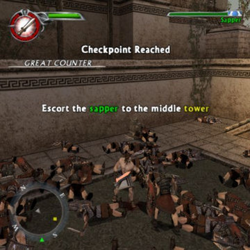 Spartan: Total Warrior | PlayStation 2 | gameplay screenshot | region=North America | source-country= | zypher-v2 | moby-c524d7a15883 | Data by MobyGames.com