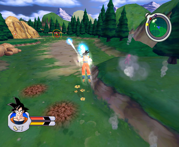 Dragon Ball Z: Sagas | GameCube | gameplay screenshot | region=North America | source-country= | zypher-v2 | moby-61c63dbc0850 | Data by MobyGames.com
