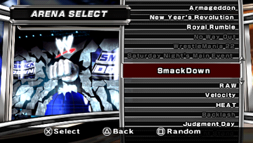 WWE Smackdown vs. Raw 2007 | PSP | gameplay screenshot | region=North America | source-country= | zypher-v2 | moby-32358a2a7bf8 | Data by MobyGames.com