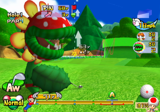 Mario Golf: Toadstool Tour | GameCube | gameplay screenshot | region=North America | source-country= | zypher-v2 | moby-2a9b224f7792 | Data by MobyGames.com