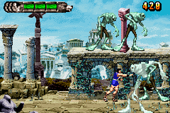 Altered Beast: Guardian of the Realms | Game Boy Advance | gameplay screenshot | Data by MobyGames.com