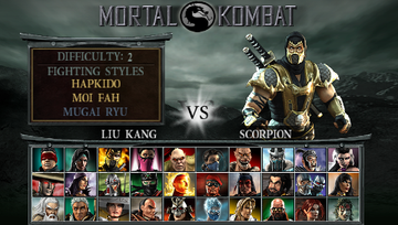
Mortal Kombat: Unchained | PSP | gameplay screenshot | Data by MobyGames.com