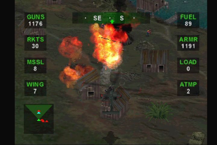 Nuclear Strike | PlayStation | gameplay screenshot | region=North America | source-country= | zypher-v2 | moby-27bfa09ed53c | Data by MobyGames.com