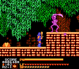 
Astyanax | NES | gameplay screenshot | Data by MobyGames.com