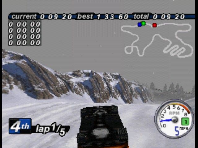 Rally Cross 2 | PlayStation | gameplay screenshot | Data by MobyGames.com