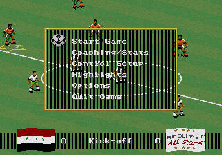 
FIFA International Soccer | SEGA CD | gameplay screenshot | Data by MobyGames.com