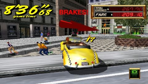 
Crazy Taxi: Fare Wars | PSP | gameplay screenshot | Data by MobyGames.com