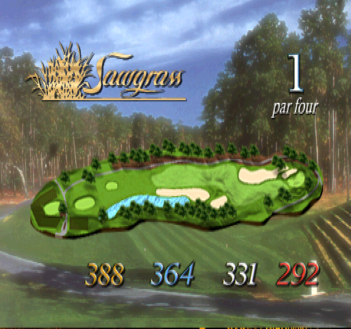 PGA Tour 98 | PlayStation | gameplay screenshot | region=North America | source-country= | zypher-v2 | moby-64fb32ebf3f1 | Data by MobyGames.com