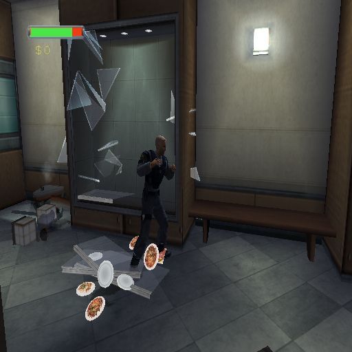 Minority Report: Everybody Runs | PlayStation 2 | gameplay screenshot | region=North America | source-country= | zypher-v2 | moby-74f4cd3936dc | Data by MobyGames.com