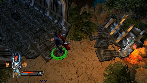 
X-Men: Legends II - Rise of Apocalypse | PSP | gameplay screenshot | Region: North America | source-country= | Data by MobyGames.com