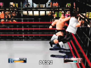 
WWF WrestleMania 2000 | Nintendo 64 | gameplay screenshot | Data by MobyGames.com