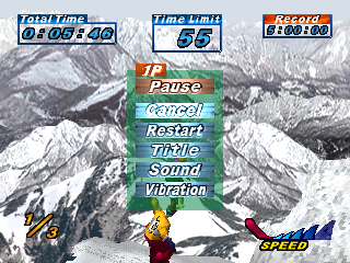 Snowboarding | PlayStation | gameplay screenshot | region=North America | source-country= | zypher-v2 | moby-061e421ec2f2 | Data by MobyGames.com