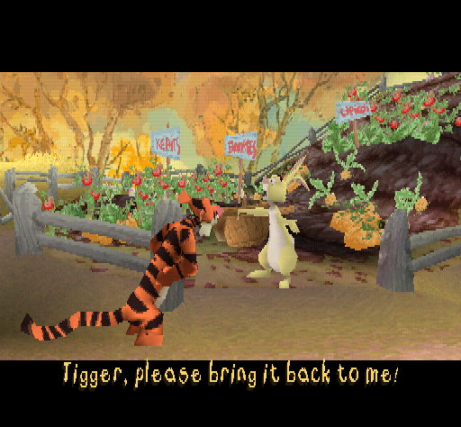 
Tigger's Honey Hunt | PlayStation | gameplay screenshot | Region: North America | source-country= | Data by MobyGames.com