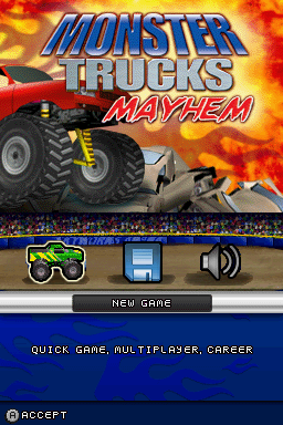 ATV: Thunder Ridge Riders / Monster Trucks Mayhem | Nintendo DS | gameplay screenshot | region=North America | source-country= | zypher-v2 | moby-c461a502ee2f | Data by MobyGames.com