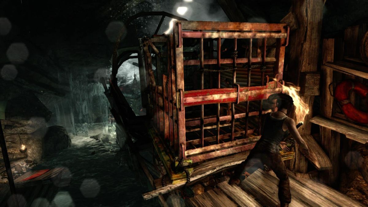 Tomb Raider | Xbox 360 | gameplay screenshot | region=North America | source-country= | zypher-v2 | moby-f7e178b394bf | Data by MobyGames.com