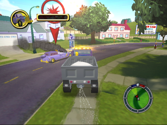 
The Simpsons: Hit & Run | GameCube | gameplay screenshot | Data by MobyGames.com