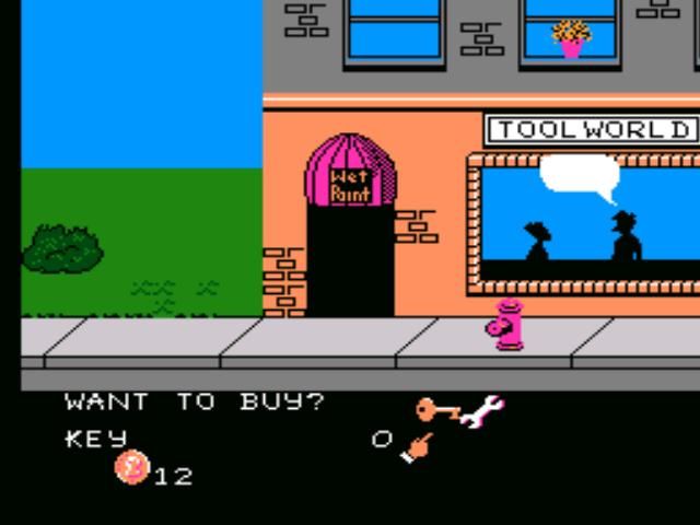
The Simpsons: Bart vs. the Space Mutants | NES | gameplay screenshot | Data by MobyGames.com