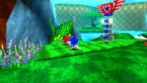 
Sonic Rivals | PSP | gameplay screenshot | Region: North America | source-country= | Data by MobyGames.com