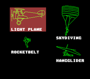 
Pilotwings | SNES | gameplay screenshot | Data by MobyGames.com