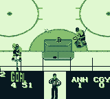 NHL 95 | Game Boy | gameplay screenshot | region=North America | source-country= | zypher-v2 | moby-8b7bf096741c | Data by MobyGames.com