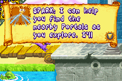 Spyro Orange: The Cortex Conspiracy | Game Boy Advance | gameplay screenshot | region=North America | source-country= | zypher-v2 | moby-9597ecf25baa | Data by MobyGames.com