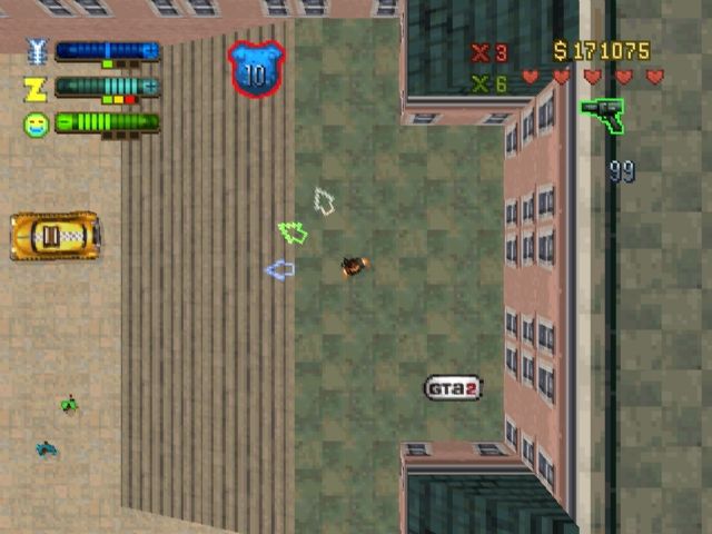
Grand Theft Auto 2 | PlayStation | gameplay screenshot | Region: North America | source-country= | Data by MobyGames.com