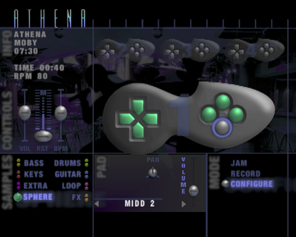 
eJay ClubWorld | PlayStation 2 | gameplay screenshot | Region: North America | source-country= | Data by MobyGames.com