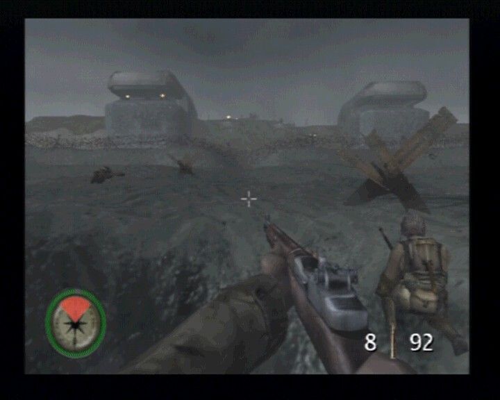 Medal of Honor: Frontline | PlayStation 2 | gameplay screenshot | region=North America | source-country= | zypher-v2 | moby-7f12472befd7 | Data by MobyGames.com