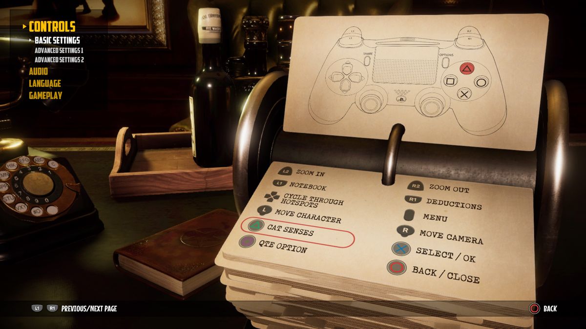 Blacksad: Under the Skin | PlayStation 4 | gameplay screenshot | Data by MobyGames.com