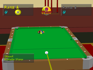 
Virtual Pool | PlayStation | gameplay screenshot | Data by MobyGames.com