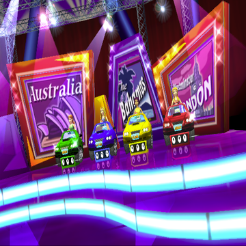 
Mary-Kate and Ashley: Sweet 16 - Licensed to Drive | PlayStation 2 | gameplay screenshot | Data by MobyGames.com