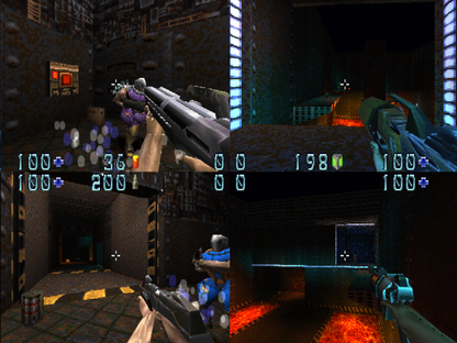 
Quake II | PlayStation | gameplay screenshot | Data by MobyGames.com