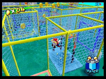 Super Mario Sunshine | GameCube | gameplay screenshot | region=North America | source-country= | zypher-v2 | moby-96c63c044775 | Data by MobyGames.com