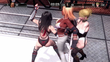 Rumble Roses XX | Xbox 360 | gameplay screenshot | region=North America | source-country= | zypher-v2 | moby-d84cd31810c5 | Data by MobyGames.com