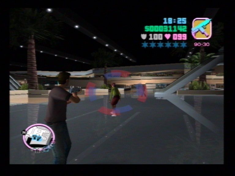 Grand Theft Auto: Vice City | PlayStation 2 | gameplay screenshot | region=North America | source-country= | zypher-v2 | moby-9f08fc1392e8 | Data by MobyGames.com