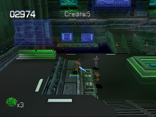 
Star Wars: Episode I - Jedi Power Battles | PlayStation | gameplay screenshot | Region: North America | source-country= | Data by MobyGames.com