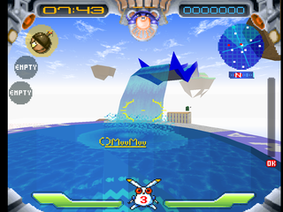 
Jumping Flash! 2 | PlayStation | gameplay screenshot | Data by MobyGames.com