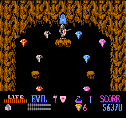 
Wizards & Warriors | NES | gameplay screenshot | Data by MobyGames.com