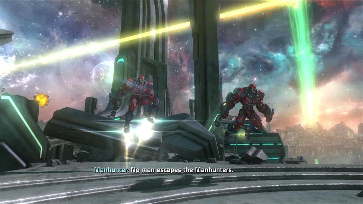 
Green Lantern: Rise of the Manhunters | Xbox 360 | gameplay screenshot | Region: North America | source-country= | Data by MobyGames.com