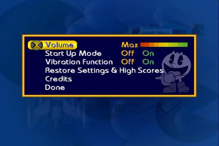 Namco Museum | Xbox | gameplay screenshot | Region: North America | source-country= | Data by MobyGames.com