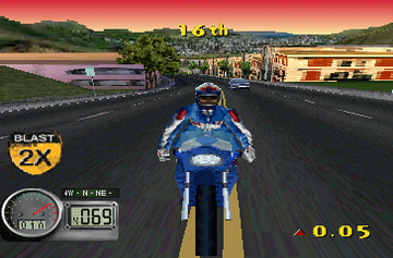 
Road Rash 3-D | PlayStation | gameplay screenshot | Region: North America | source-country= | Data by MobyGames.com