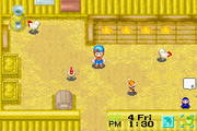 Harvest Moon: Friends of Mineral Town | Game Boy Advance | gameplay screenshot | region=North America | source-country= | zypher-v2 | moby-75185ba45c1c | Data by MobyGames.com
