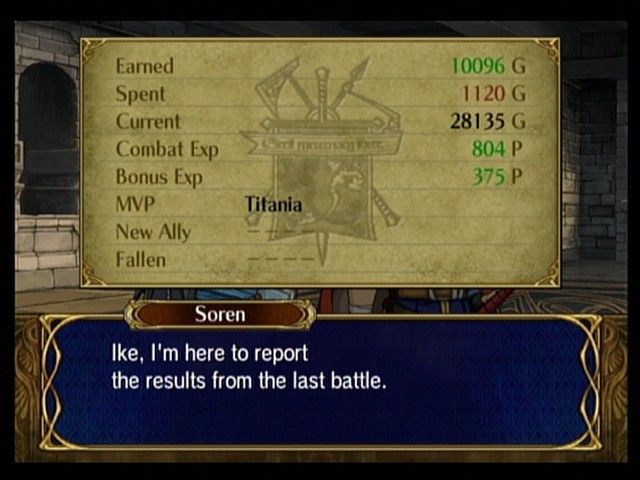 
Fire Emblem: Path of Radiance | GameCube | gameplay screenshot | Data by MobyGames.com