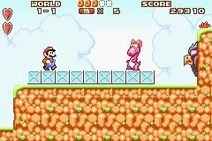 Super Mario Advance | Game Boy Advance | gameplay screenshot | region=North America | source-country= | zypher-v2 | moby-c8c3a935054d | Data by MobyGames.com