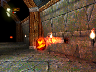 Deathtrap Dungeon | PlayStation | gameplay screenshot | Region: North America | source-country= | Data by MobyGames.com