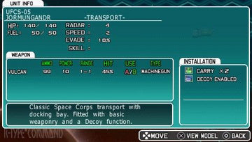 
R-Type Command | PSP | gameplay screenshot | Data by MobyGames.com